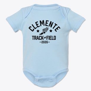Roberto Clemente Community Academy Track and Field Baby Onesie