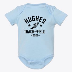 Charles Evans Hughes Elementary School Track and Field Baby Onesie