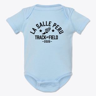 La Salle Peru Christian School Track and Field Baby Onesie