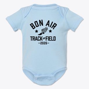 Bon Air Elementary School Track and Field Baby Onesie