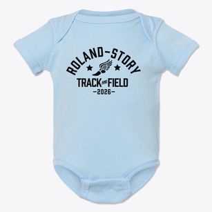 Roland-story Middle School Track and Field Baby Onesie