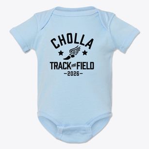 Cholla High Magnet School Track and Field Baby Onesie
