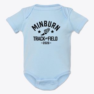 Minburn Elementary School Track and Field Baby Onesie