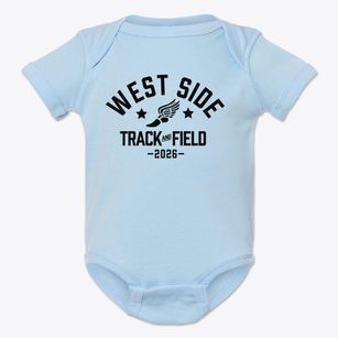 West Side Alternative School Track and Field Baby Onesie