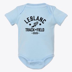 Leblanc Middle School Track and Field Baby Onesie