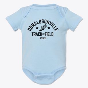 Donaldsonville Elementary School Track and Field Baby Onesie