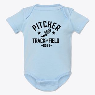 Pitcher Junior High School Track and Field Baby Onesie