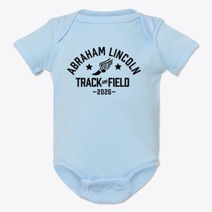 Abraham Lincoln School Track and Field Baby Onesie