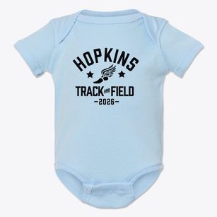 Hopkins Academy Track and Field Baby Onesie