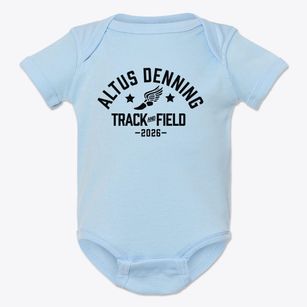 Altus Denning High School Track and Field Baby Onesie