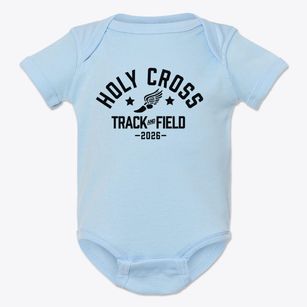 Holy Cross Lutheran School Track and Field Baby Onesie