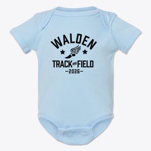 Walden Middle School Track and Field Baby Onesie