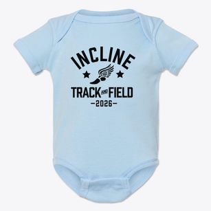 Incline Middle School Track and Field Baby Onesie