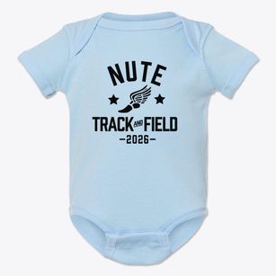 Nute High School Track and Field Baby Onesie