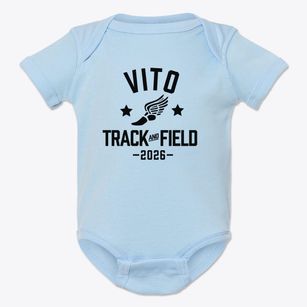 Ps 50 Vito Marcantonio Track and Field Baby Onesie