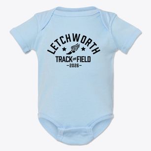 Letchworth Middle School Track and Field Baby Onesie