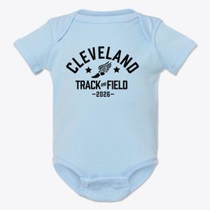 Cleveland Elementary School Track and Field Baby Onesie