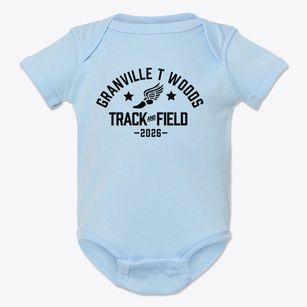 Ps 335 Granville T Woods Track and Field Baby Onesie