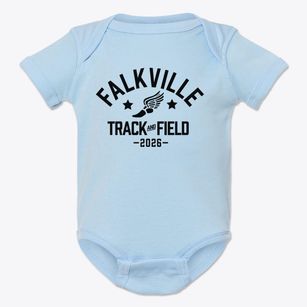Falkville Elementary School Track and Field Baby Onesie