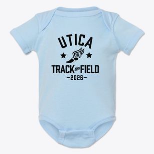 Utica Seventh Day Adventist School Track and Field Baby Onesie