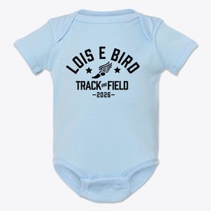 Lois E Bird Elementary School Track and Field Baby Onesie