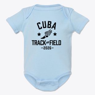 Cuba Elementary School Track and Field Baby Onesie