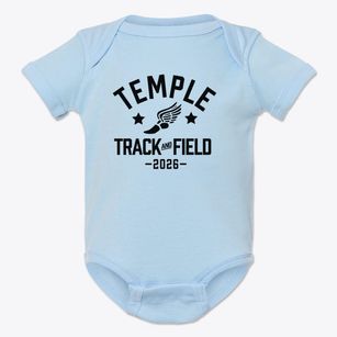 Temple Christian School Track and Field Baby Onesie