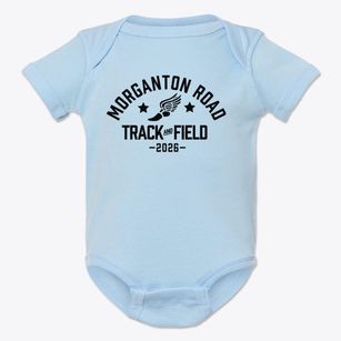 Morganton Road Elementary School Track and Field Baby Onesie