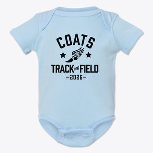 Coats Elementary School Track and Field Baby Onesie