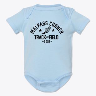 Malpass Corner Elementary School Track and Field Baby Onesie