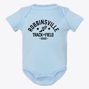 Robbinsville High School Track and Field Baby Onesie