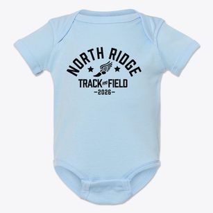North Ridge Elementary School Track and Field Baby Onesie