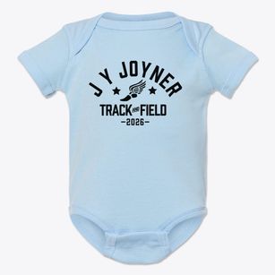 J Y Joyner Elementary School Track and Field Baby Onesie