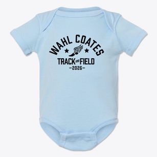 Wahl Coates School Track and Field Baby Onesie