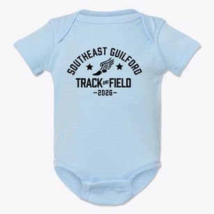 Southeast Guilford Middle School Track and Field Baby Onesie