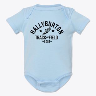 Hallyburton Elementary School Track and Field Baby Onesie