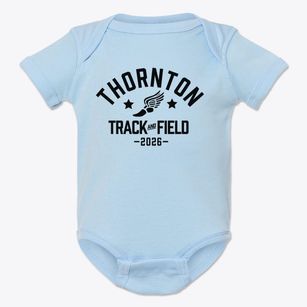 Thornton Elementary School Track and Field Baby Onesie