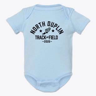 North Duplin Elementary School Track and Field Baby Onesie