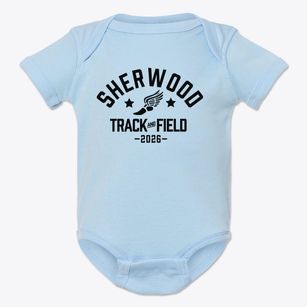 Sherwood Middle School Track and Field Baby Onesie