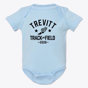 Trevitt Elementary School Track and Field Baby Onesie