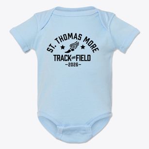 Saint Thomas More School Track and Field Baby Onesie