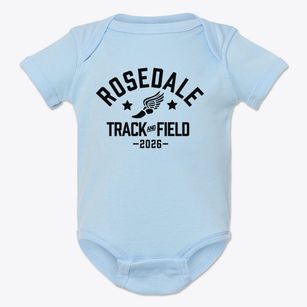 Rosedale Elementary School Track and Field Baby Onesie