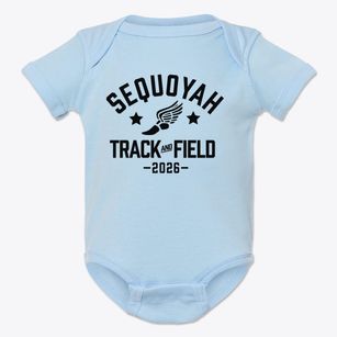 Sequoyah Elementary School Track and Field Baby Onesie