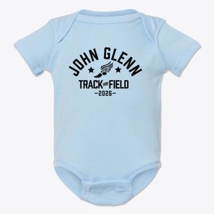 John Glenn High School Track and Field Baby Onesie