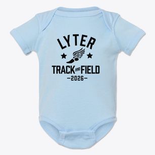 Lyter Elementary School Track and Field Baby Onesie
