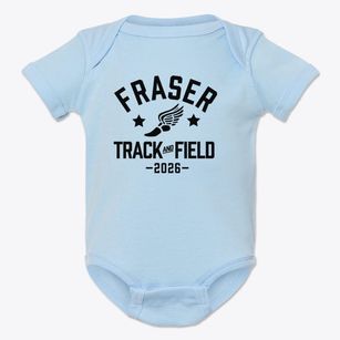Fraser Elementary School Track and Field Baby Onesie