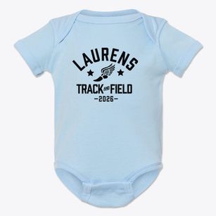 Laurens Academy Track and Field Baby Onesie