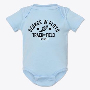 George W Floyd Elementary School Track and Field Baby Onesie