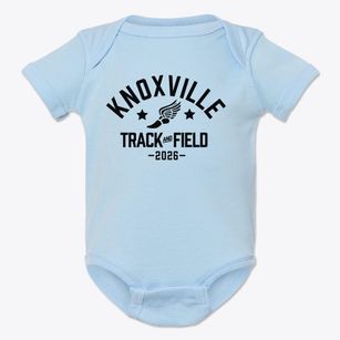 Knoxville Christian School Track and Field Baby Onesie