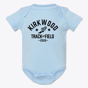 Kirkwood Middle School Track and Field Baby Onesie